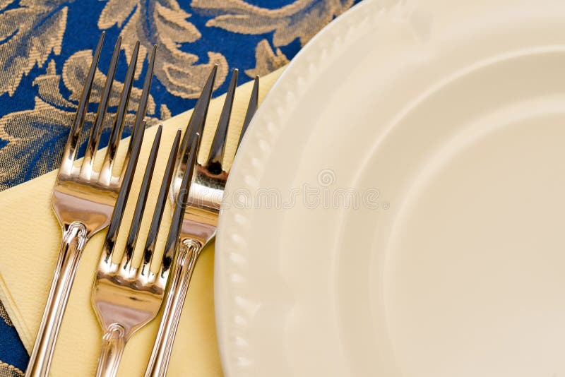 Three forks stock photo. Image of dining, canteen, metal - 566716