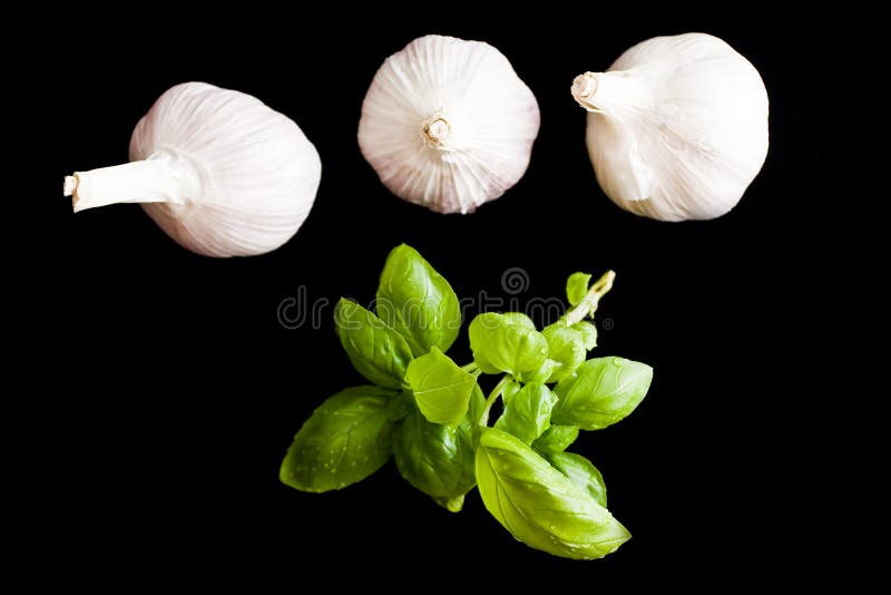 Three garlics