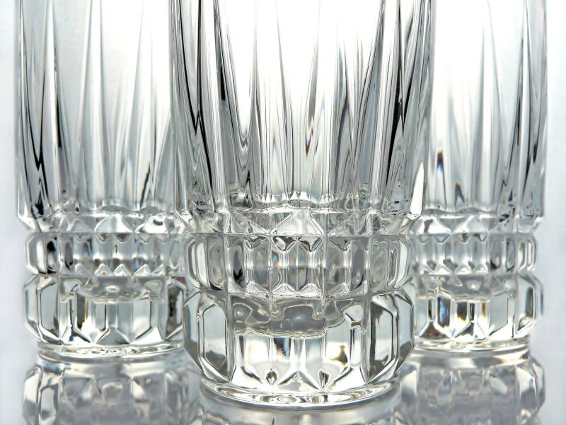 Three glasses stock image. Image of white, composition - 13229455