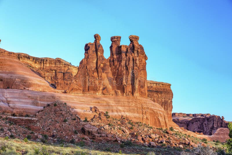 Three Gossips, Arches National Park, Utah