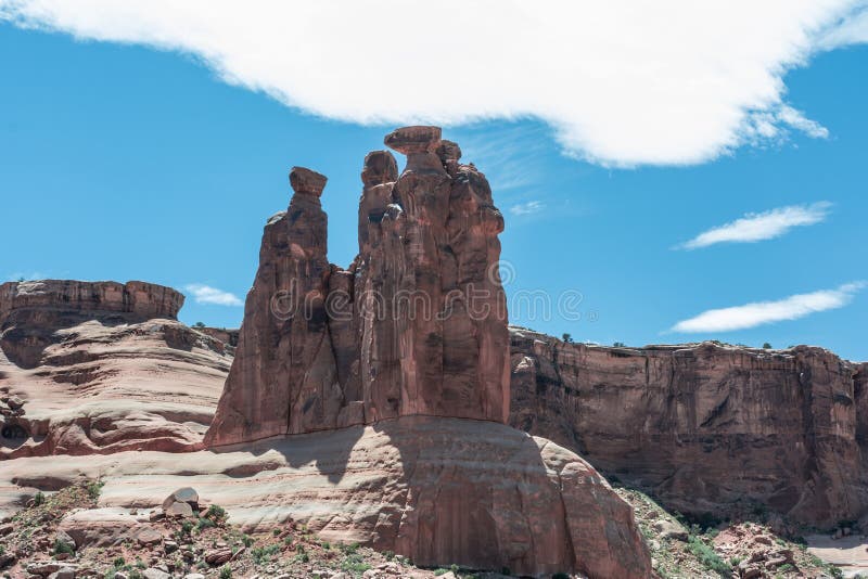 Three Gossips in Arches National Park, Utah