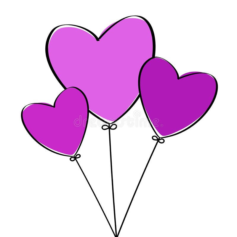 Three Balloons String Stock Illustrations – 828 Three Balloons
