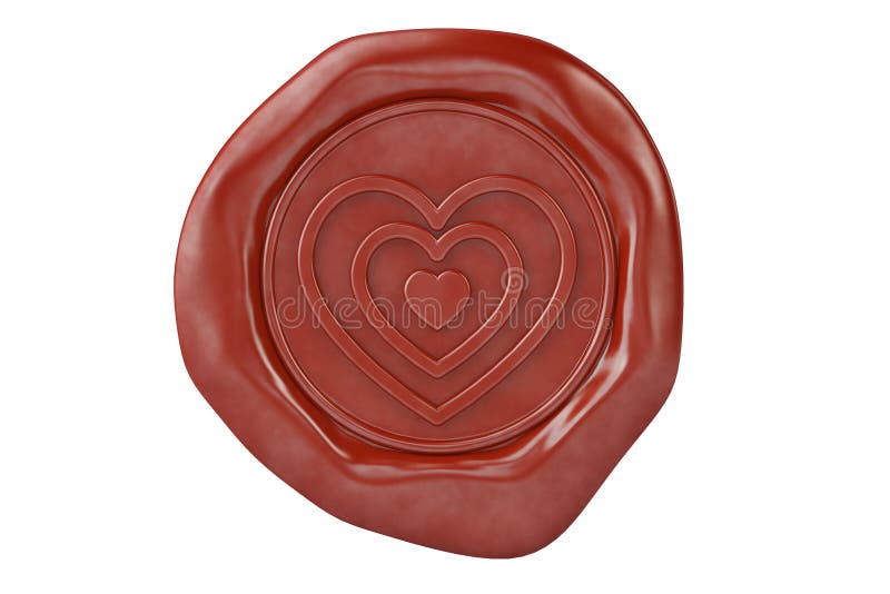 624 Wax Heart Seal Shape Images, Stock Photos, 3D objects, & Vectors