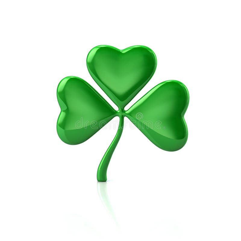 Three leaf clove vector illustration