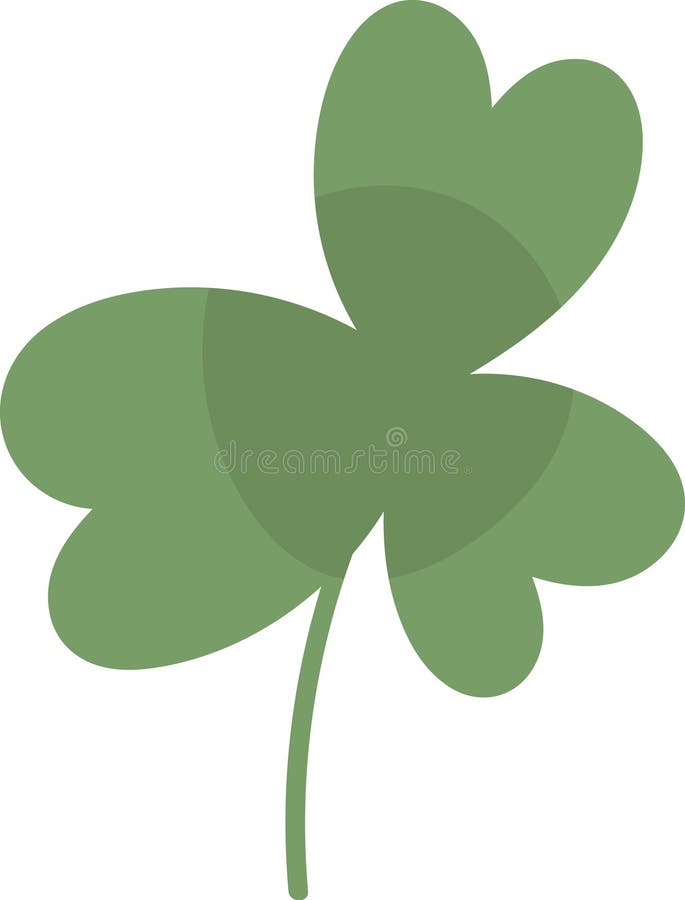 Three Leaf Clover royalty free illustration