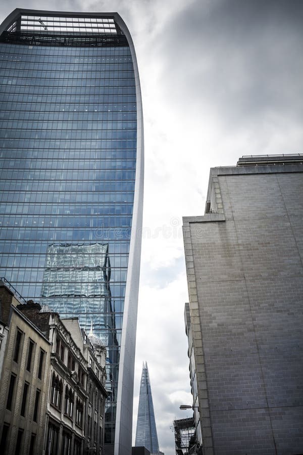 Three London skyscrapers