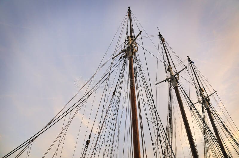 Three masts