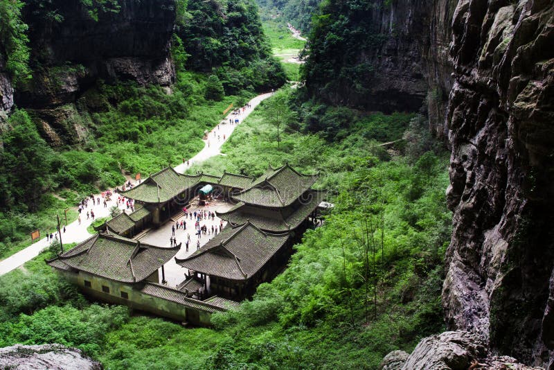 Three Natural Bridges stock image