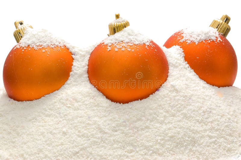 Christmas Decoration, Set of Three Shiny Balls Stock Photo Image of decoration, bulb 7176678