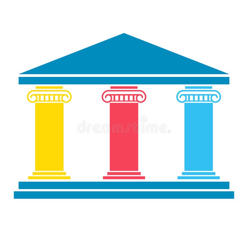 Three Pillars Symbol Stock Illustrations – 83 Three Pillars Symbol Stock  Illustrations, Vectors & Clipart - Dreamstime