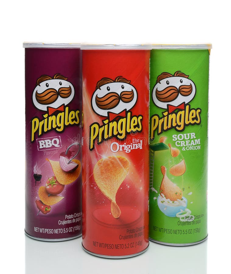 Three Pringles Cans editorial photo. Image of snack - 184666466