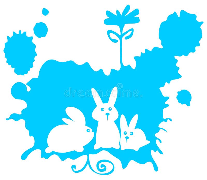 Three rabbits