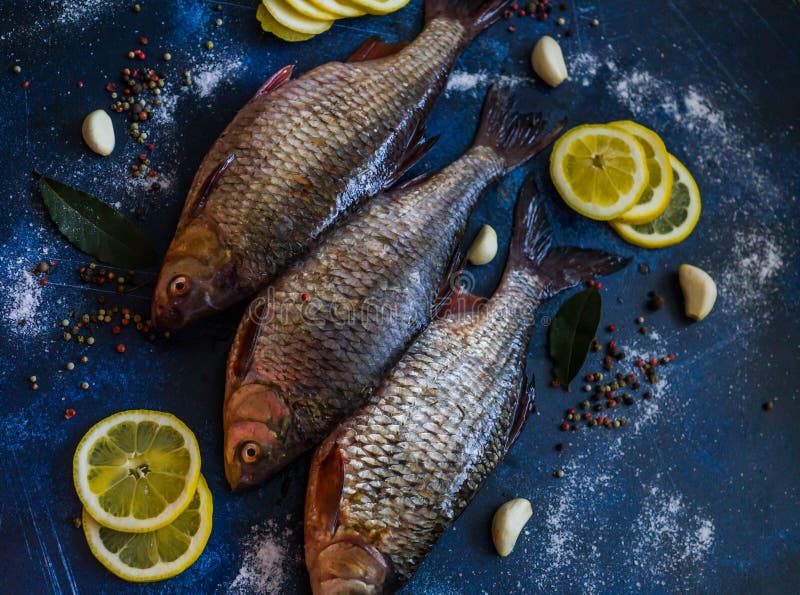 Three Roaches Cooked for Roasting in the Oven. Stock Image Image of
