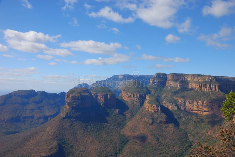 Three rondawels, South Africa