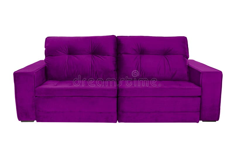 Three Seats Cozy Sofa Isolated on White Stock Photo Image of luxury