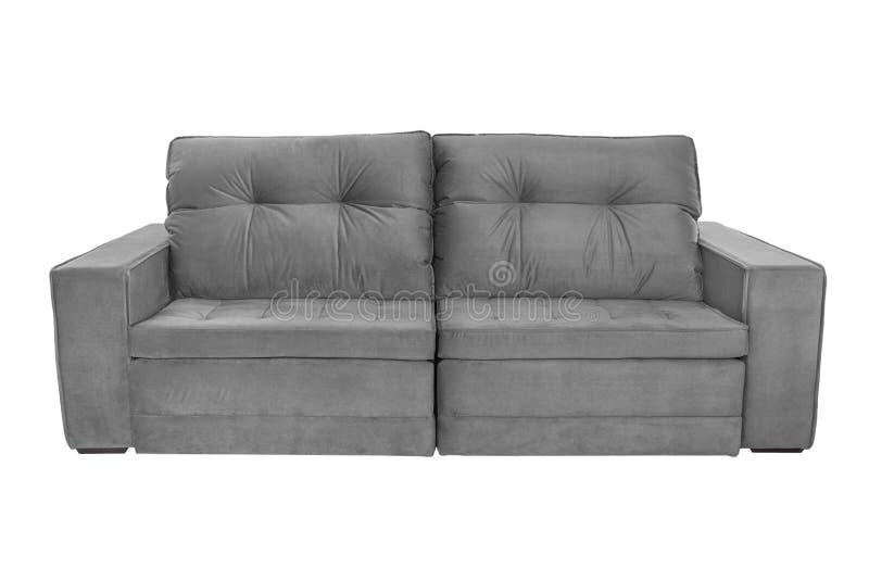 Three Seats Cozy Sofa Isolated on White Stock Photo Image of luxury