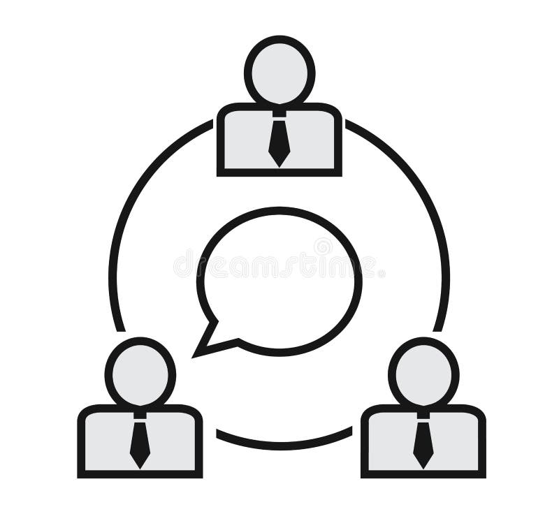 Negotiations in business stock vector. Illustration of 125367872