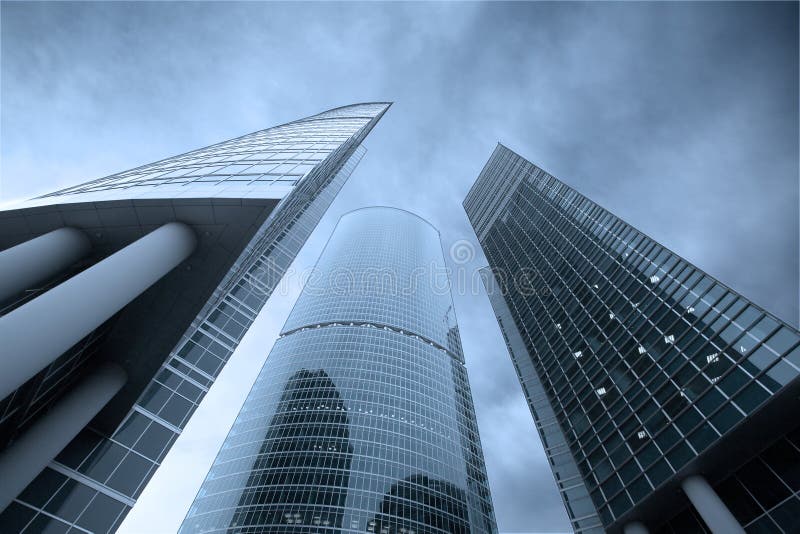 Three skyscrapers