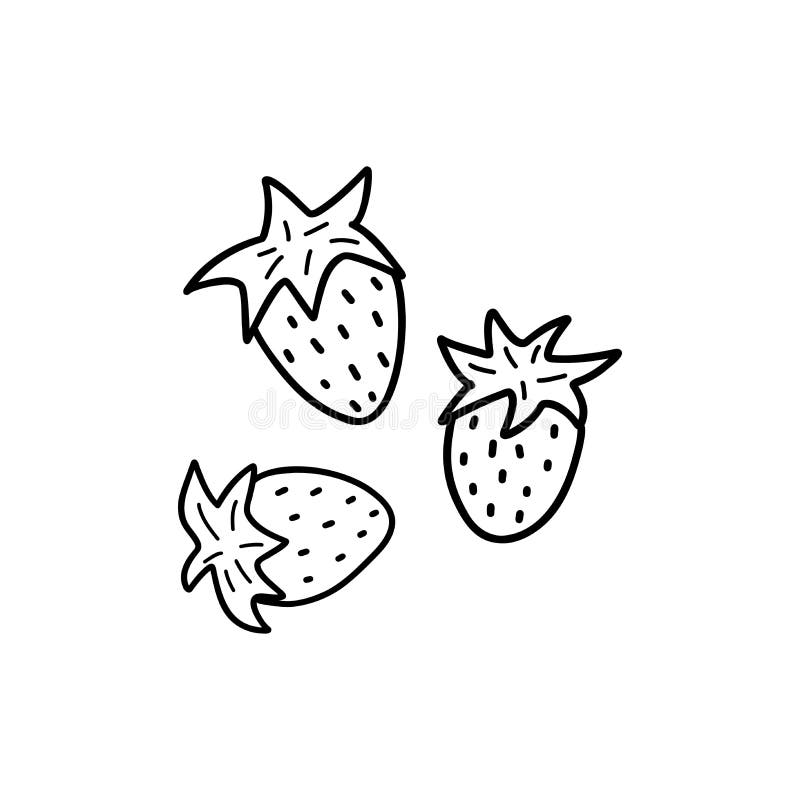 Three Strawberries Stock Illustrations – 473 Three Strawberries Stock ...