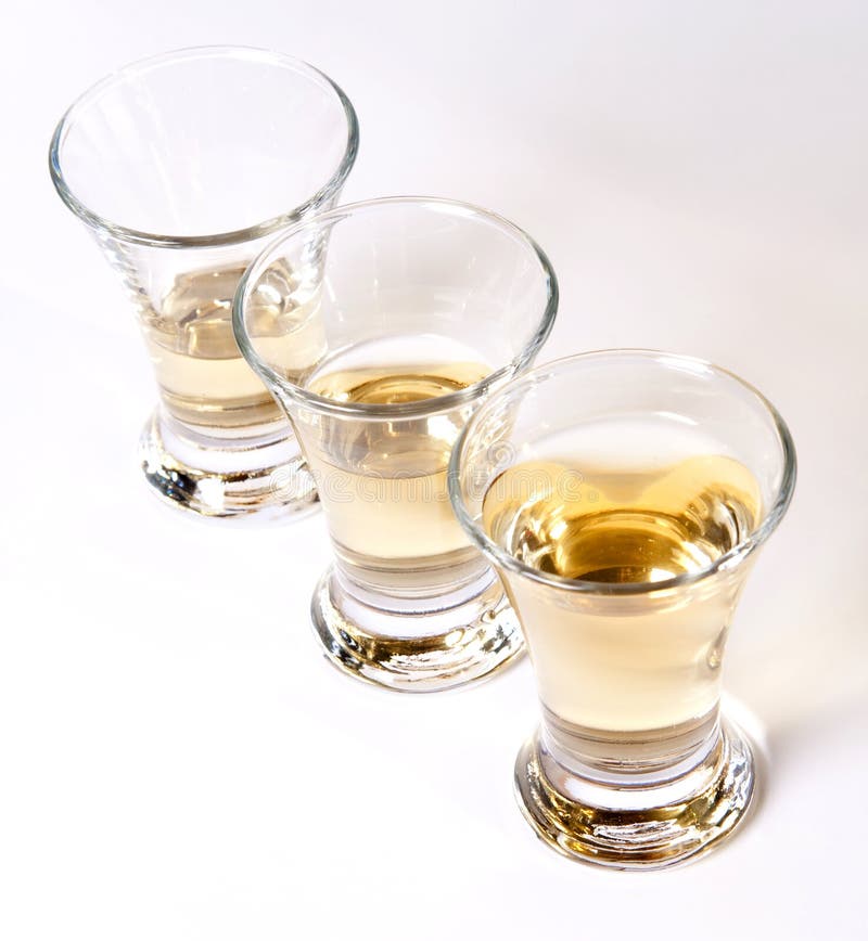 Three Tequila Glasses Stock Image Image 16007881