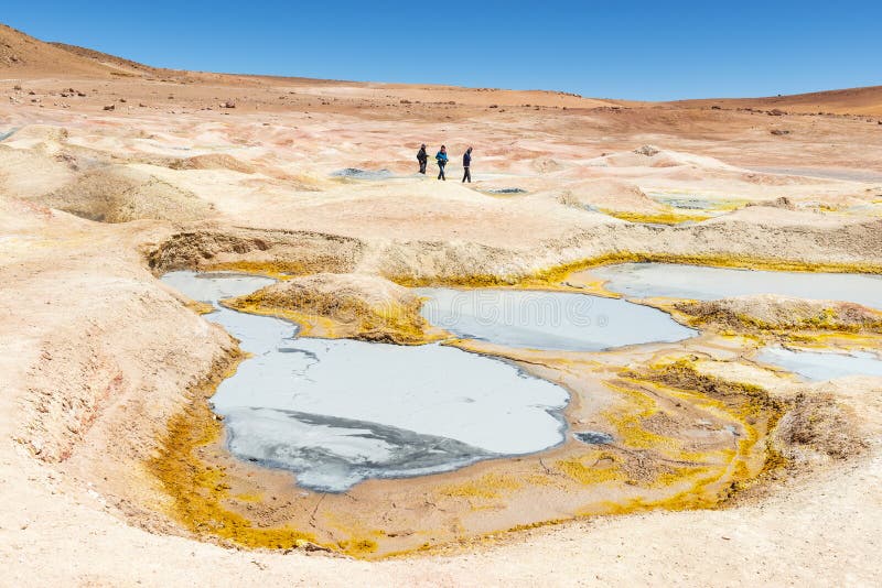 Sol de Manana volcano activity, Bolivia stock photos Sol de Manana volcano activity, Bolivia stock photos