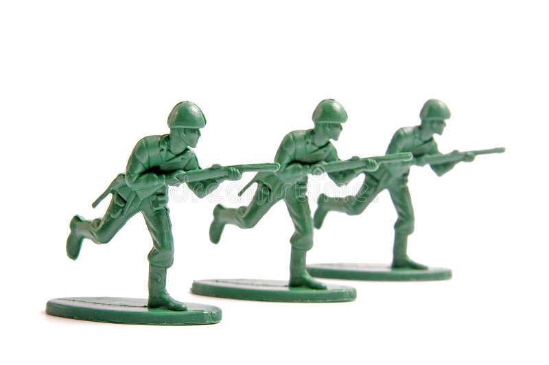 Stamboom Een hekel hebben aan onenigheid Three toy soldiers stock image. Image of patriotic, military - 23335607