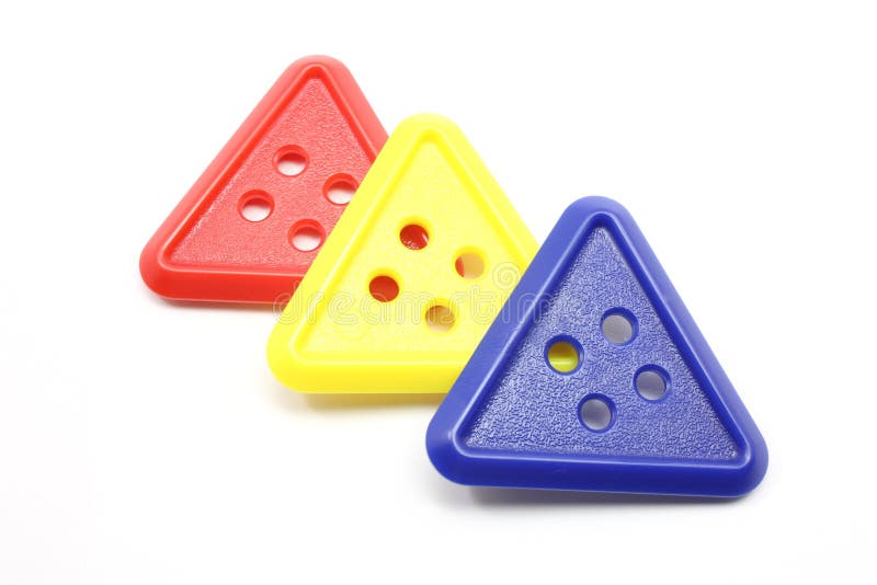 Large Red, Yellow, and Blue Buttons Stock Photo - Image of button, sewing:  11535136