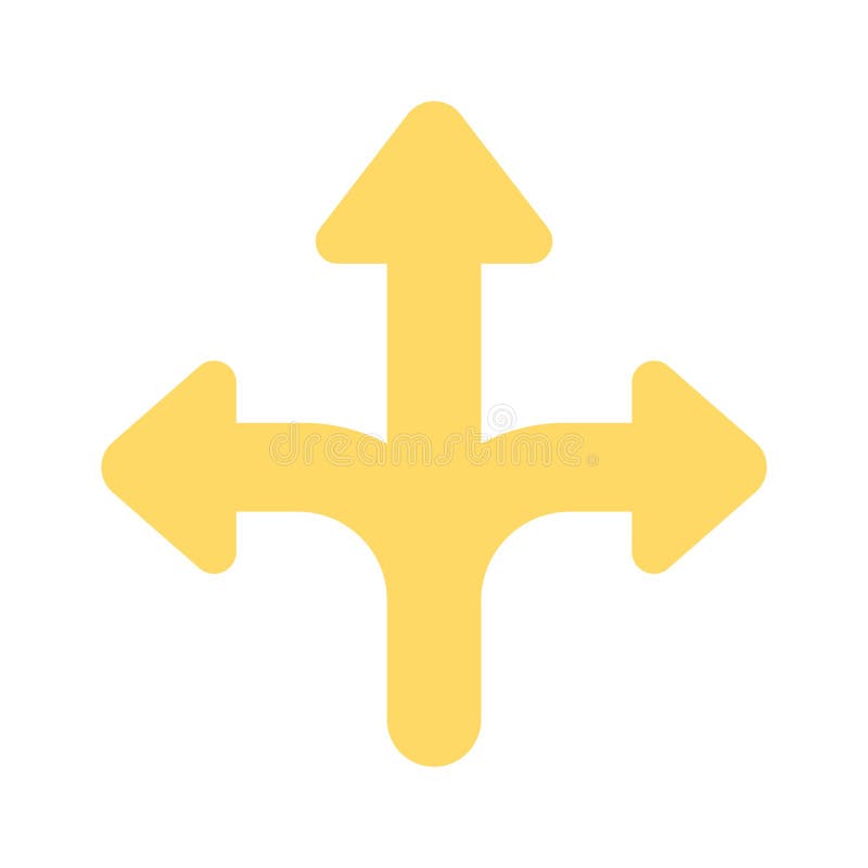 Three Way Direction Arrow Sign Road Sign Direction Icon Vector Design three-way-direction-arrow-sign-road-sign-direction-icon-vector-design