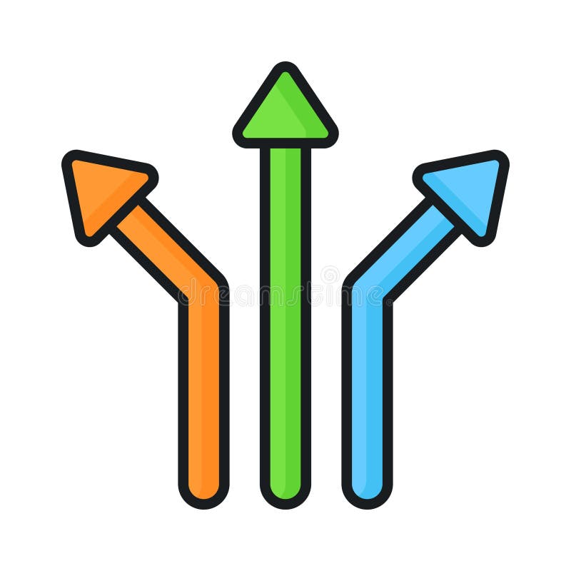 Three Way Direction Arrow Sign Road Sign Direction Icon Vector three-way-direction-arrow-sign-road-sign-direction-icon-vector