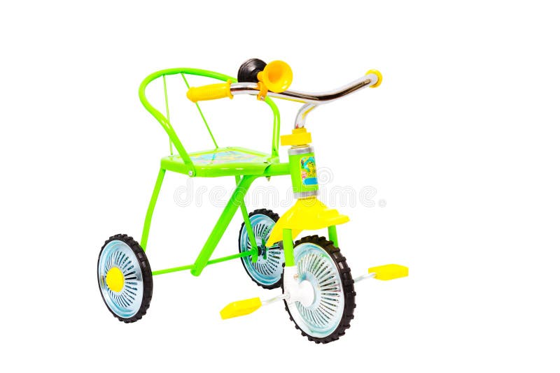 Threewheeled Bicycle for Children Stock Photo Image of baby, back 38384288