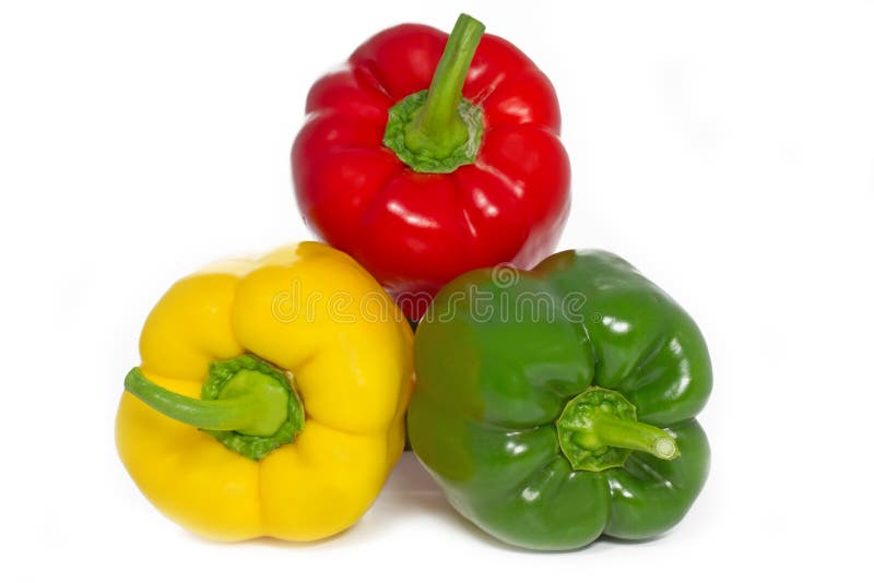 Red and Green Paprika Peppers Stock Photo Image of fruit, natural