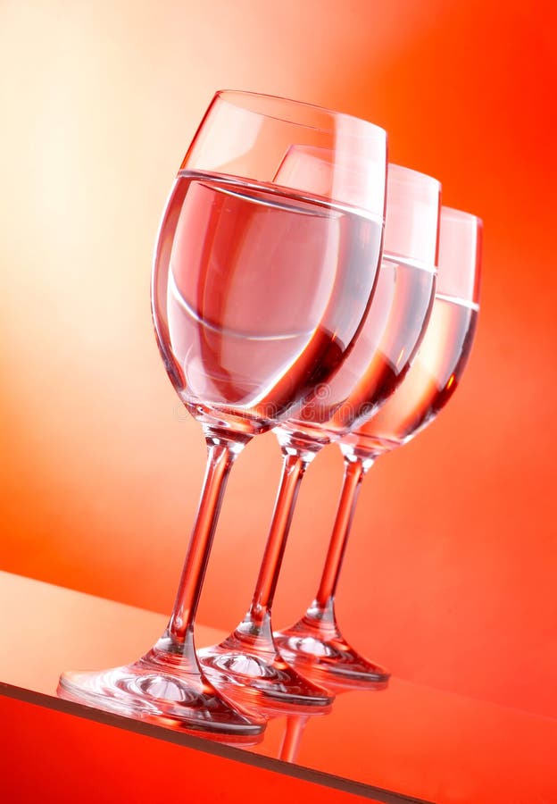 Wine Glasses with Abstract Background Stock Photo Image of celebrate