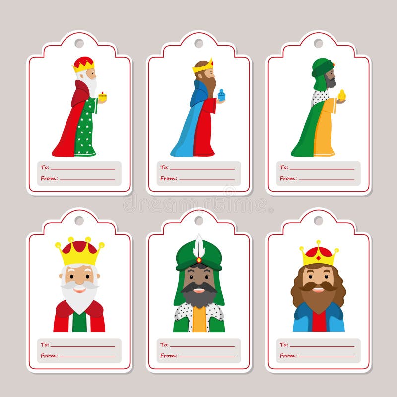 The Three Wise Men of Orient Stock Vector - Illustration of