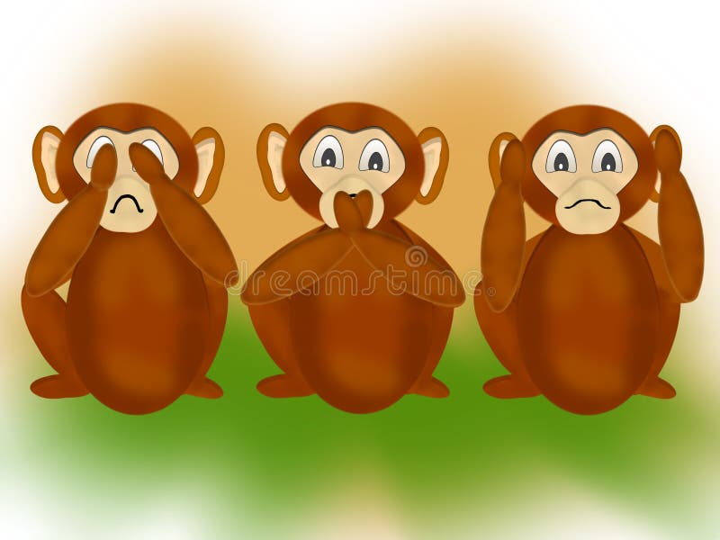 The three wise monkeys