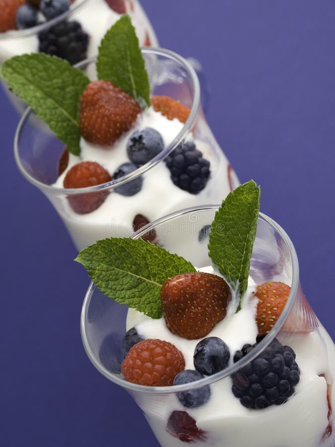 Fruit and Yogurt stock photo. Image of berry, tasty, nutritious - 14506222