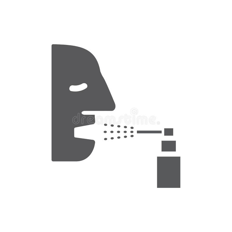 Mouth Spray Icon Stock Illustrations 707 Mouth Spray Icon Stock