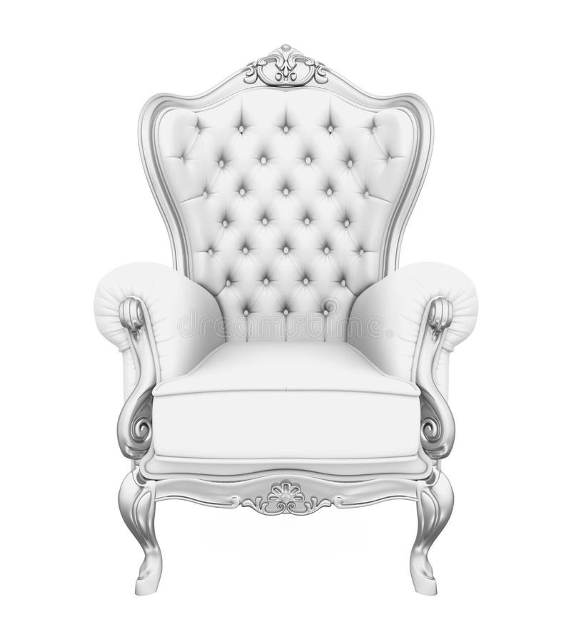 Throne Chair Isolated stock illustration. Illustration of furniture -  84631391