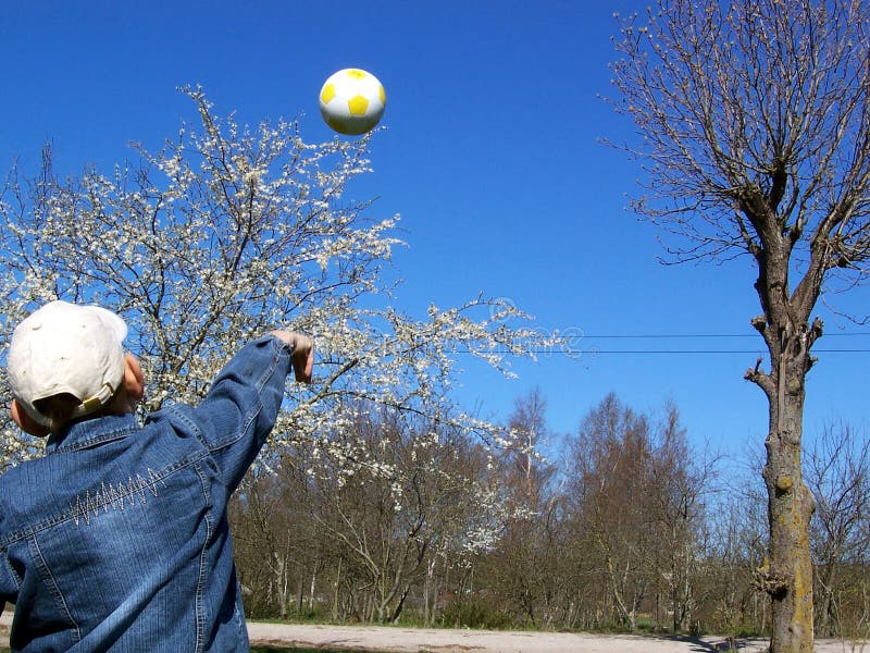 Throw ball stock image. Image of sport, sunny, active 2355683