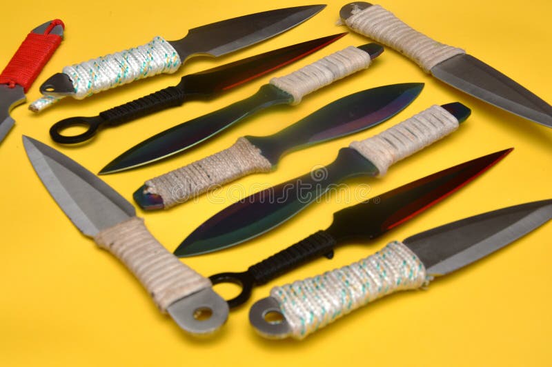 Throwing Knife stock photo. Image of attack, game, kunai 248602208