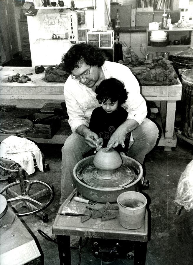 Throwing Pottery At UNM Picture. Image 84931780