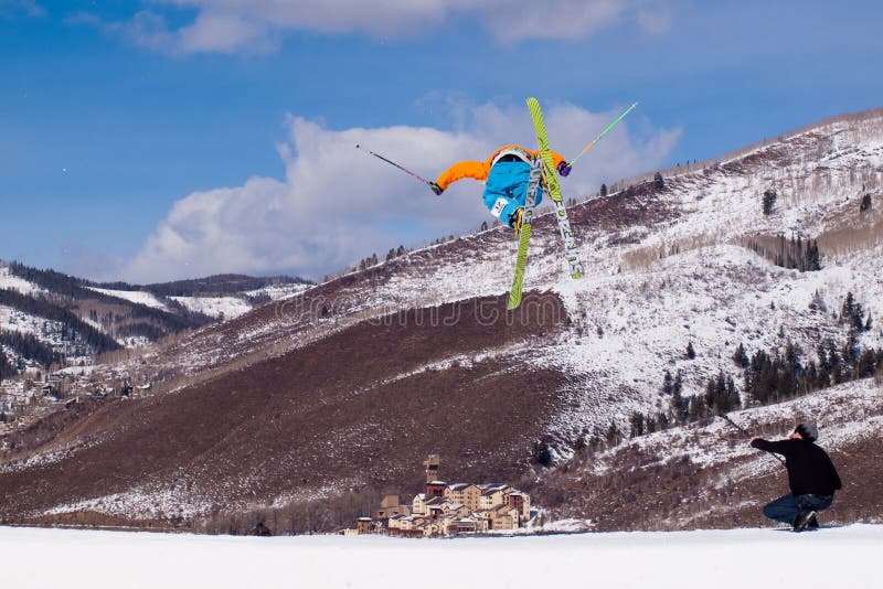 Vail, Colorado-February 2012: 2012 Winter TEVA Mointain Games. Vail, Colorado-February 2012: 2012 Winter TEVA Mointain Games.