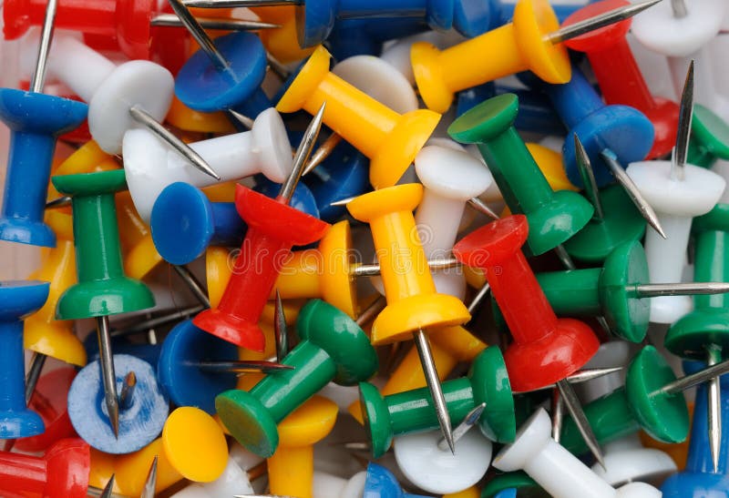 Thumb Tacks stock image. Image of pins, thumbtack, poster 12043