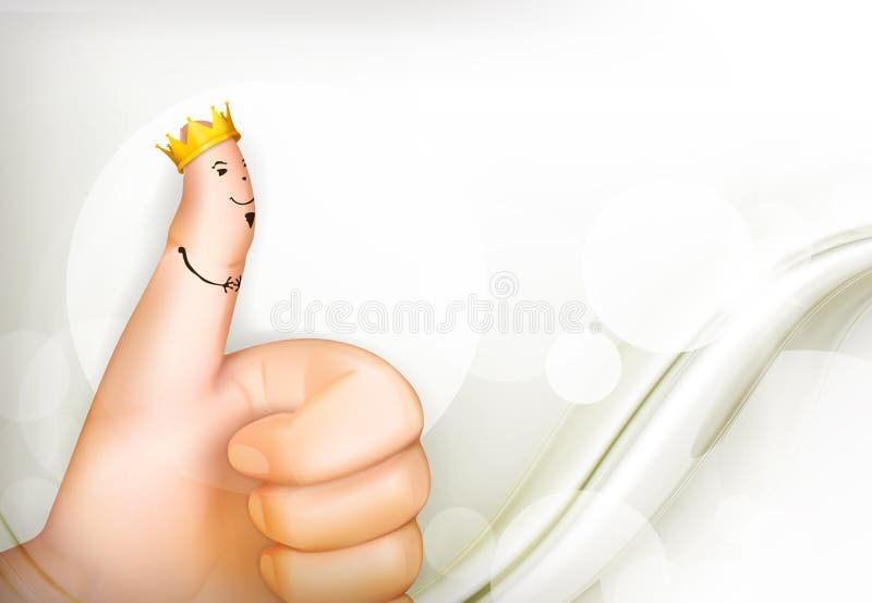 Download Thumb up white background stock vector. Illustration of internet - 25099750