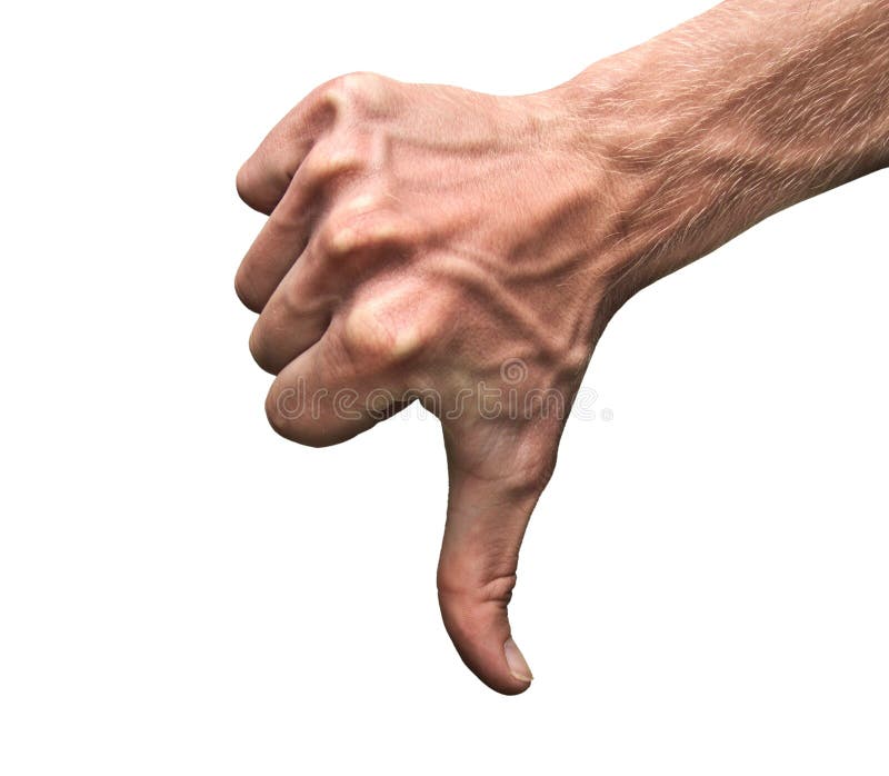 Thumbs Down stock image. Image of expression, thumb, mimic 93726951