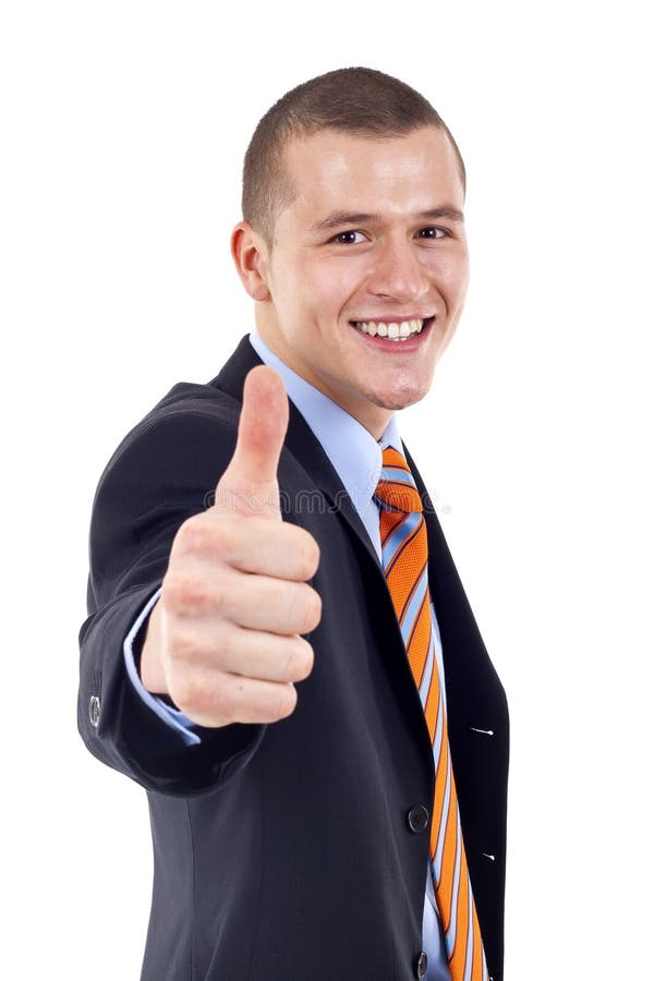 Two thumbs up for you. stock image. Image of male, cute 22984137