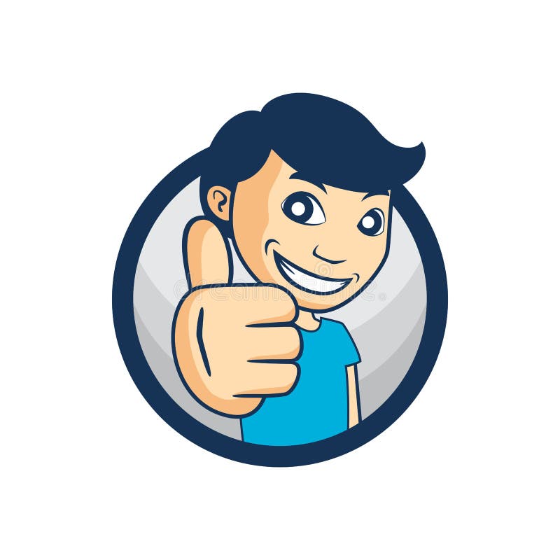 Thumbs Up Character Logo with Friendly Smile Stock Vector - Illustration of natural, friendly: 118709051 Thumbs Up Character Logo with Friendly Smile Stock Vector - Illustration of natural, friendly: 118709051