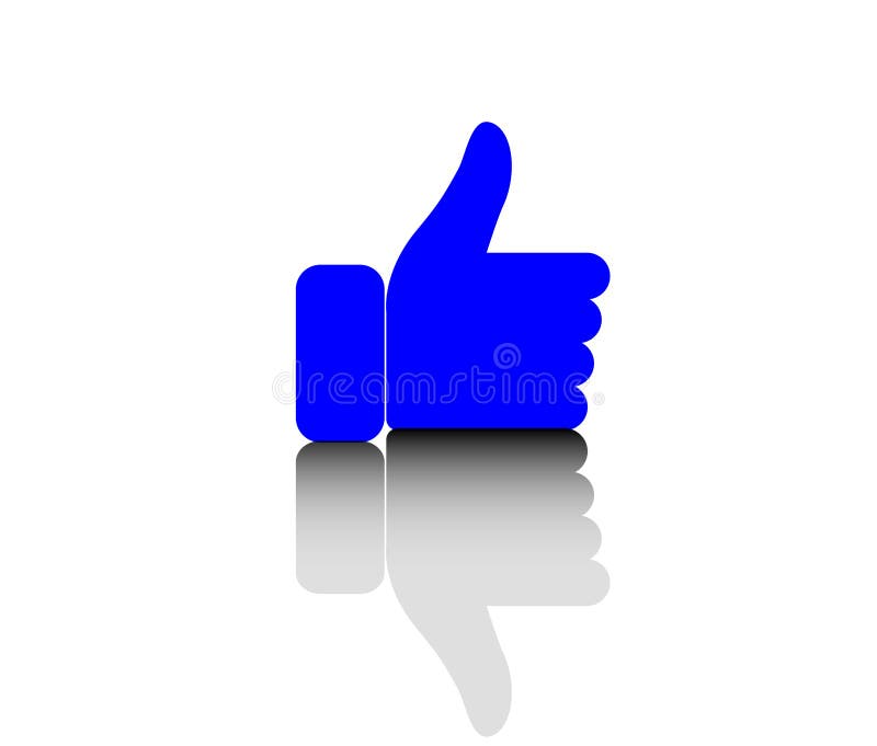 Thumbs Up Icon Vector Reflection Shadow Symbols Like Or Excellent Button Icon Thumbs Up Vector Stock Illustration Illustration Of Business Community