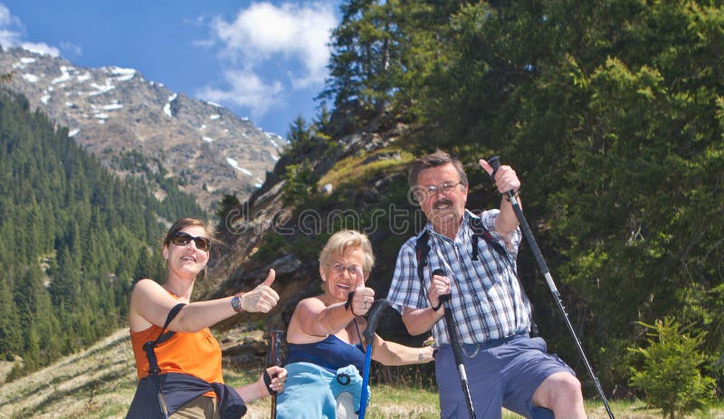 Thumbs up to the great hiking time