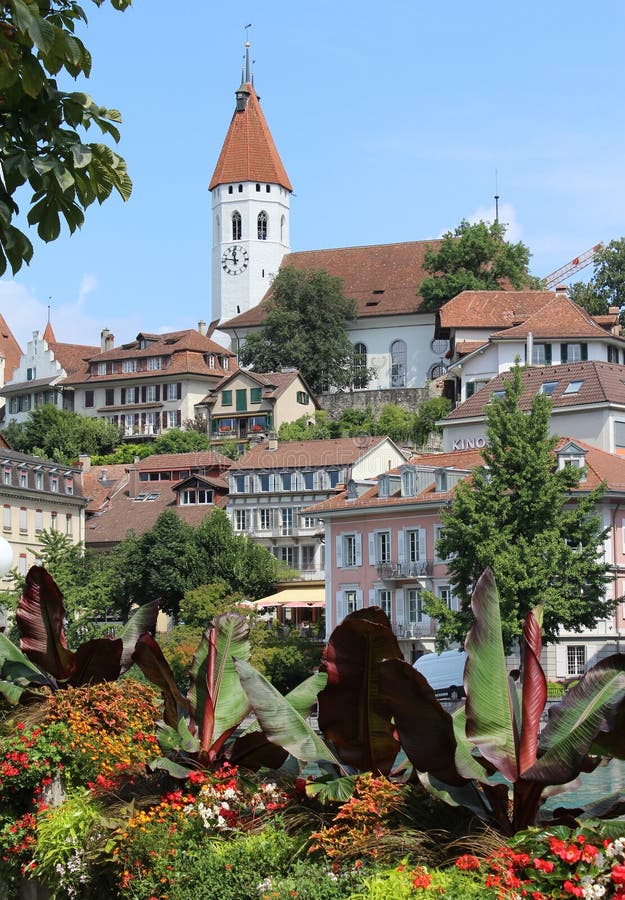 Thun Svizzera fotografia stock Thun Svizzera fotografia stock