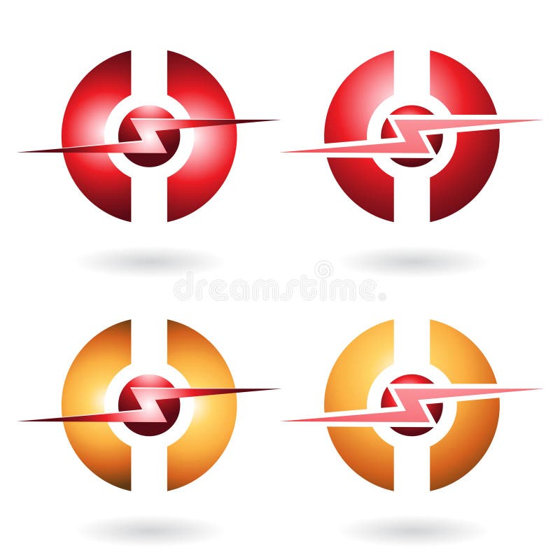 Thunder Sphere Abstract Icon Stock Vector - Illustration of concept ...